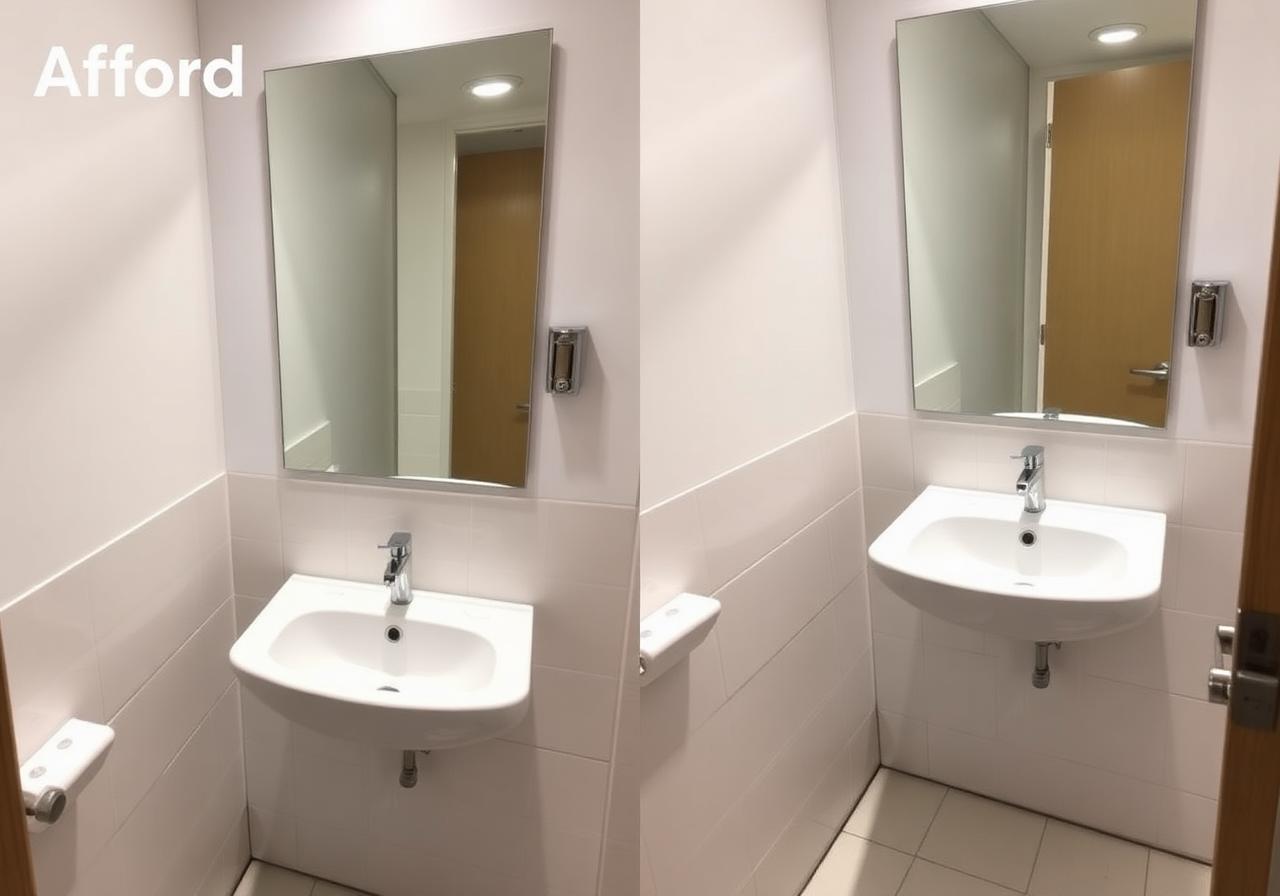 Office Bathroom Sanitation — after