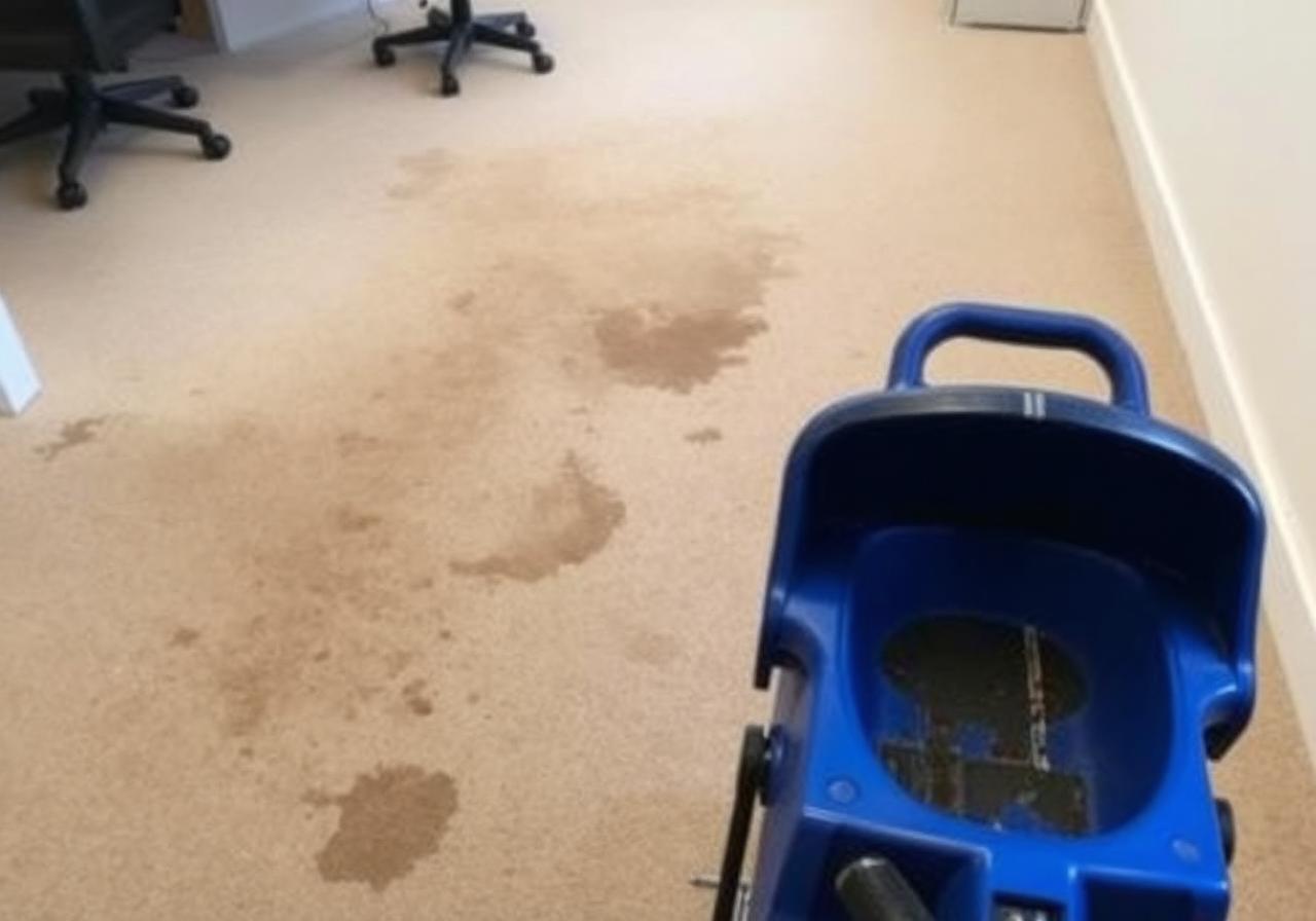 Carpet Steam Extraction — before