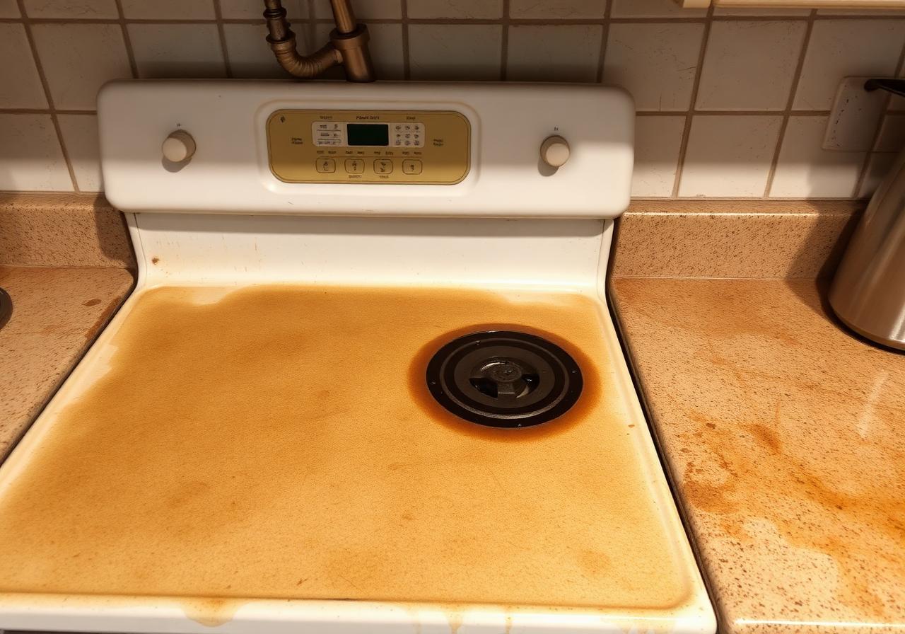 Kitchen Deep Clean — before