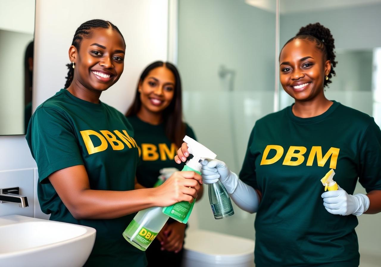 DBM team — Bathroom sanitation in Office park, Pretoria